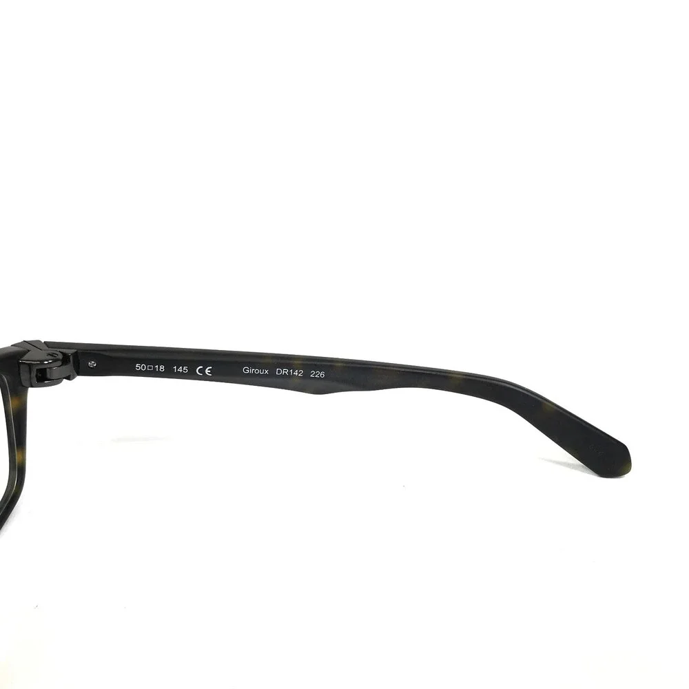 Dragon Eyeglasses Frames DR142 226 Giroux Matte Tortoise Rectangular 50-18-145